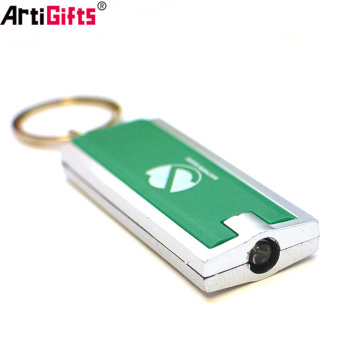 Personnalisé mini led lampe de poche keychain en gros